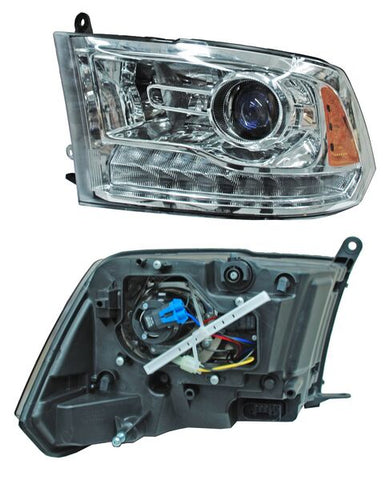 8845 FARO LH FONDO CROM C/LUPA ~ DODGE DODGE P/U 2013 - 2019