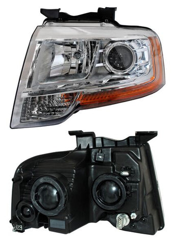 10585 FARO LH FONDO CROM C/LUPA (REM) ~ FORD EXPEDITION 2015 - 2017