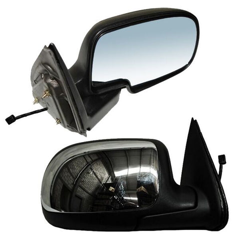 2813 ESPEJO RH ELECTRICO CROM ~ CHEVROLET CHEVY P/U 1999 - 2006