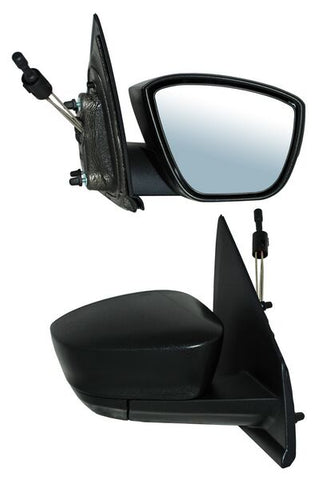 12359 ESPEJO RH C/CONTROL MANUAL CORRUGADO ~ FORD FIGO 2016 - 2018