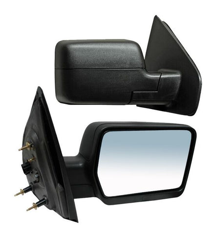 3926 ESPEJO RH ELECTRICO NEGRO CORRUGADO ~ FORD FORD P/U 2004 - 2008