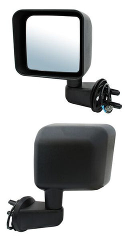 16024 ESPEJO LH ELEC CORRUGADO 5 PINES C/DESEMPAÑANTE ~ JEEP WRANGLER 2007 - 2018