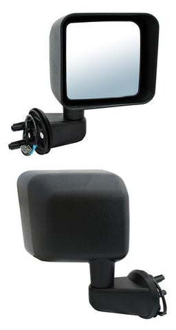 16025 ESPEJO RH ELEC CORRUGADO 5 PINES C/DESEMPAÑANTE ~ JEEP WRANGLER 2007 - 2018