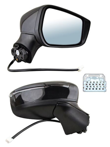 13395 ESPEJO RH ELECT P/PINTAR C/DIREC 6 PINES ~ NISSAN VERSA 2020 - 2022