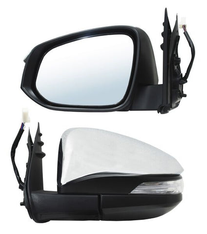 14267 ESPEJO LH ELECTRICO CROMADO C/DIRECCIONAL 7 PINES ~ TOYOTA HILUX 2016 - 2022