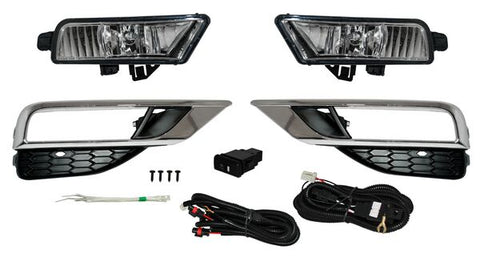 13344 FARO NIEBLA LH/RH JGO C/REJILLAS ~ HONDA CRV 2015 - 2016