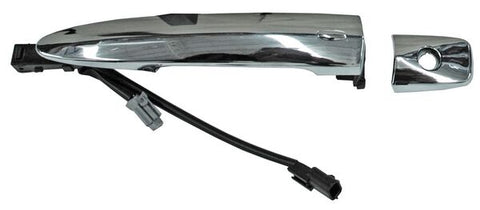 14344 MANIVEL LH DEL EXT C/HOYO P/LLAVE C/SENSOR CROMO ~ NISSAN SENTRA 2013 - 2019