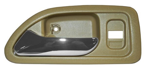 13073 MANIVELA INTERIOR LH C/HOYO BEIGE/CROMO ~ HONDA ACCORD 1994 - 1997