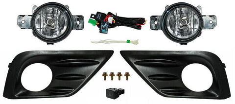 11698 FARO LH/RH NIEBLA JUEGO C/REJILLAS NEGRAS ~ NISSAN ALTIMA 2016 - 2018