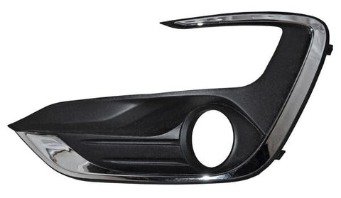 12493 REJILLA LH DEFENSA P/FARO NIEBLA FILO CROMADO ~ FORD FIGO 2019 - 2020