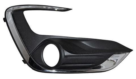 12494 REJILLA RH DEFENSA P/FARO NIEBLA FILO CROMADO ~ FORD FIGO 2019 - 2020