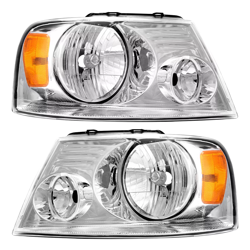 12088 FARO LH/RH JGO FONDO CROMADO CHN ~ FORD FORD P/U 2004 - 2008