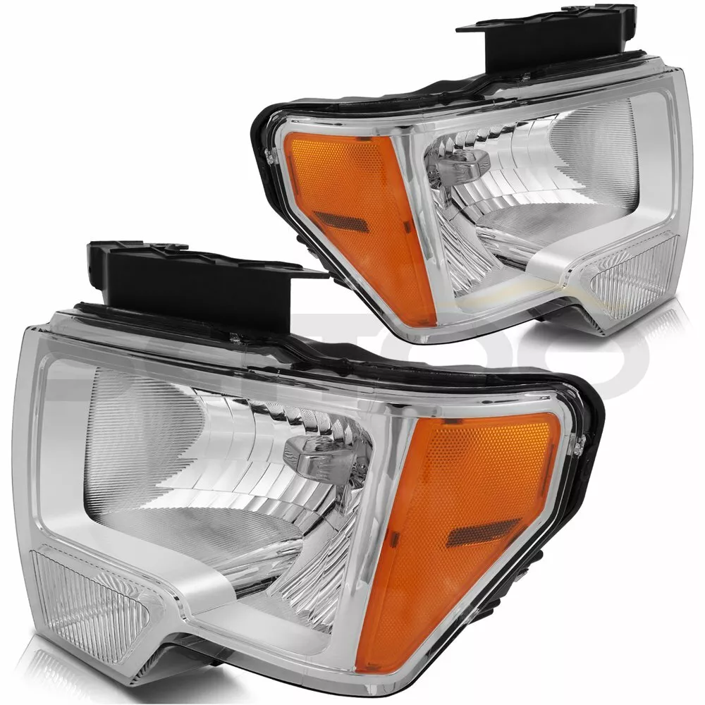 12089 FARO LH /RH JGO FONDO CROMADO CHN ~ FORD FORD P/U 2009 - 2014
