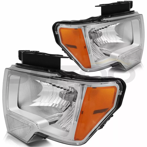 12089 FARO LH /RH JGO FONDO CROMADO CHN ~ FORD FORD P/U 2009 - 2014