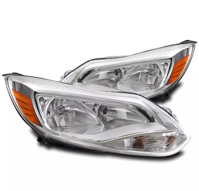 12092 FARO LH/RH JGO FONDO CROMADO CHN ~ FORD FOCUS 2012 - 2014