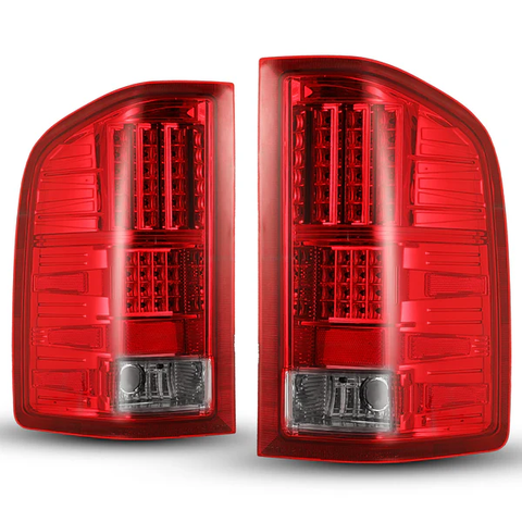 12105 CALAVERA LH/RH JUEGO PERFORMANCE ROJA C/LEDS WIN ~ CHEVROLET CHEVY P/U 2007 - 2013