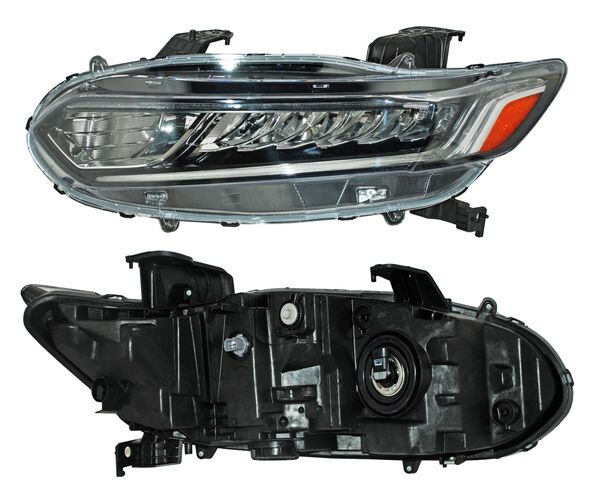 13894 FARO LH FONDO CROMADO C/LED SPORT ECON ~ HONDA ACCORD 2018 - 2021