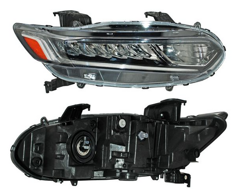 13895 FARO RH FONDO CROMADO C/LED SPORT ECON ~ HONDA ACCORD 2018 - 2021