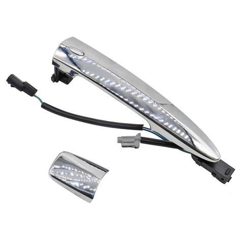 16050 MANIVELA EXTERIOR RH CROMADA C/SENSOR LUEP ~ NISSAN SENTRA 2013 - 2019