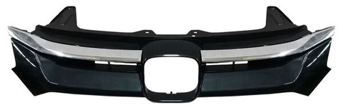 16101 CORAZA SUP NEGRA C/MOLDURA CROMO ~ HONDA CRV 2015 - 2016