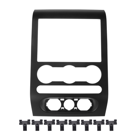 16163 BISEL ESTEREO/TABLERO CENTRAL NEGRO LUEP ~ FORD FORD P/U 2004 - 2008