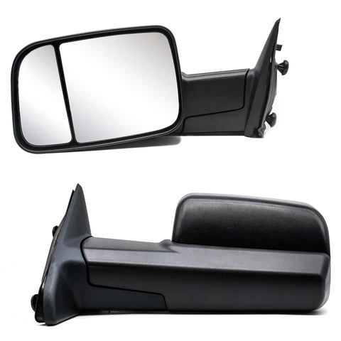 16172 ESPEJO LH/RH JGO P/JALAR MANUAL CORRUGADO LUEP ~ DODGE DODGE P/U 2009 - 2018