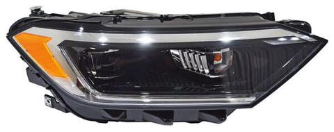 14047 FARO RH FONDO NEGRO C/LED C/LUPA ECON ~ VW JETTA 2019 - 2023